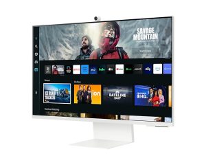 SAMSUNG 32" FLAT SMART 4k Ultra HD M8 M80C avec caméra intégrée 32P